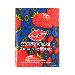 Lixx Dental Dams - Trust Dam - Slikkelapp Jordbær