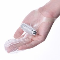 Erotisk - Finger Sleeve Med Vibrator 