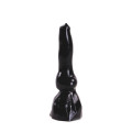 Dark Crystal - sort dildo med stødig bunn - 60 Dark Crystal - sort dildo med stødig bunn - 60