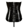 Black Level - Korsett i Lakk med String Black Level - Korsett i Lakk med String