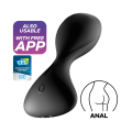 Satisfyer - Trendsetter - Buttplug med APP - Sort Satisfyer - Trendsetter - Buttplug med APP - Sort