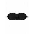 Ouch! Black & White - Satin Curvy Eyemask - Øyemaske Sort Ouch! Black & White - Satin Curvy Eyemask - Øyemaske Sort