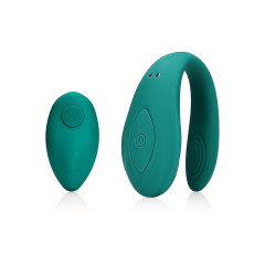 Loveline - Parvibrator med fjernkontroll - Grønn