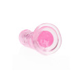 Realrock – Crystal Clear – Enkel Realistisk Dildo – Rosa - 14.5 cm
