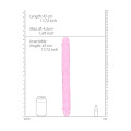 Realrock – Crystal Clear – Realistisk Dobbeldildo – Rosa - 45 cm Realrock – Crystal Clear – Realistisk Dobbeldildo – Rosa - 45 cm