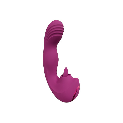 VIVE - Yumi - G-punktsvibrator Med Bevegelse Og Tunge - Rosa VIVE - Yumi - G-punktsvibrator Med Bevegelse Og Tunge - Rosa