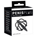 Penisplug - Dilator med glansbur - Silikon 