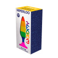 Wooomy - Hiperloo - Regnbue Buttplugg - Medium