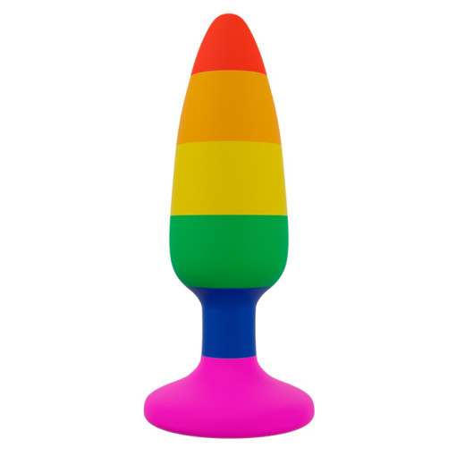 Wooomy - Hiperloo - Regnbue Buttplugg - Large