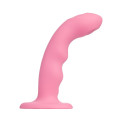 Strap-on-me - Tappende vibrator - Rosa 