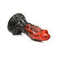 Creature Cocks - Vulcan - Silikon Dildo - Sort/Rød