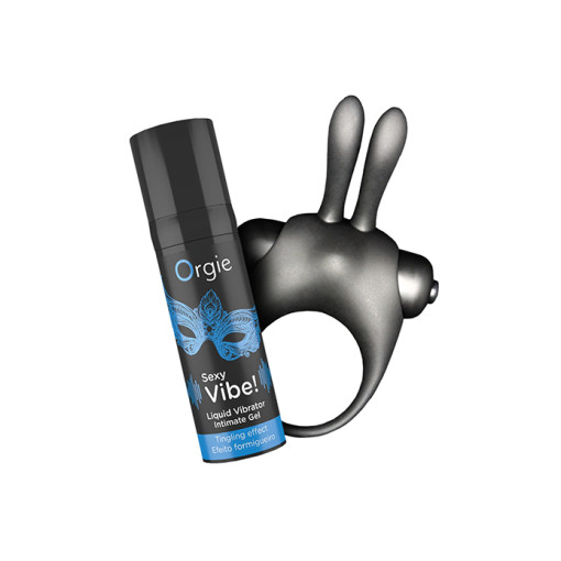 Orgie - Vibe! Bunny - Vibration kit - Flytende Vibrator - Blå