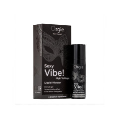 Orgie - Sexy vibe! High voltage - Flytende Vibrator Styrke 10 - sort