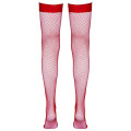Cottelli Legwear - Nettingstrømper Hold-up - Rød Cottelli Legwear - Nettingstrømper Hold-up - Rød