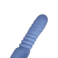 Loveline - Roterende thrusting rabbitvibrator med varme - Blå