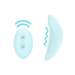 Loveline - Trusevibrator med fjernkontroll - Blå