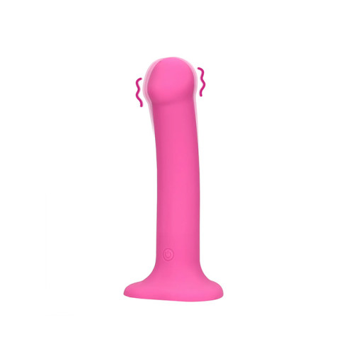 Loveline - Vibrator med base - Medium - Rosa Loveline - Vibrator med base - Medium - Rosa