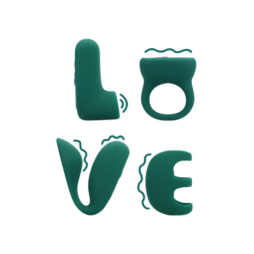 Loveline - Love - Vibratorsett - Grønn Loveline - Love - Vibratorsett - Grønn