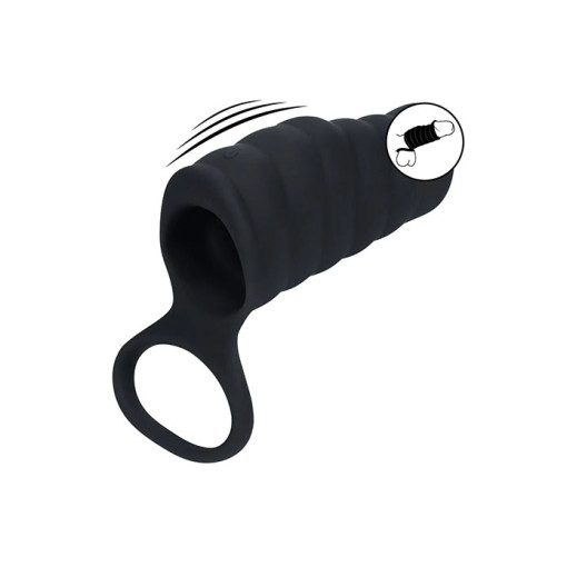  Levelz - 3 - Vibrerende penissleeve med riller