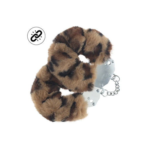 Ouch! Heavy-duty - Fluffy håndjern - Leopard 