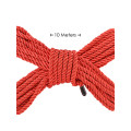Ouch! Bondagetau - 10 meter - 6mm - Rød