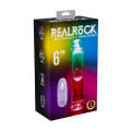 Realrock - Oppladbar vibrator uten pung - LED lys - 6"