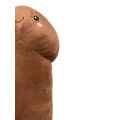 Penis Plushie - Penis Kosebamse - 60 cm - Brun 