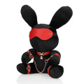 S-line - Bondage Rabbit Bamse - Large - Sort og Rød