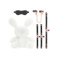 S-line - Bondage Rabbit Bamse - Large - Hvit og Sort S-line - Bondage Rabbit Bamse - Large - Hvit og Sort