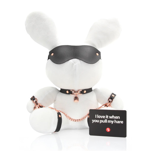 S-line - Bondage Rabbit Bamse - Large - Hvit og Sort S-line - Bondage Rabbit Bamse - Large - Hvit og Sort