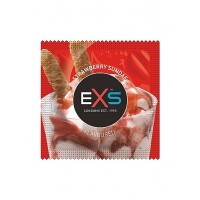 EXS - Kondom med jordbær smak  - 6 PK 
