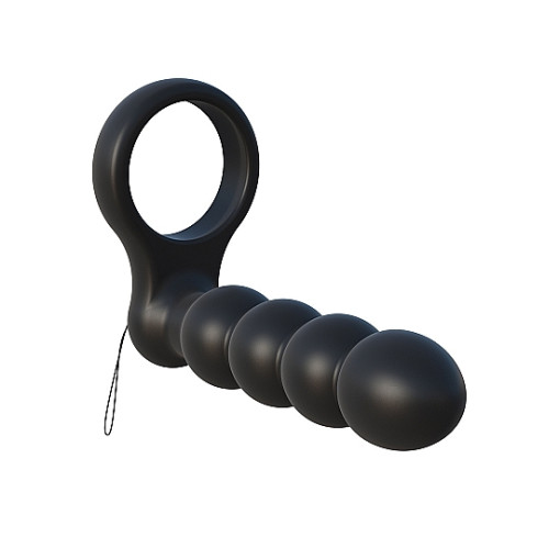 C-ringz - Remote Control Double Penetrator med fjernkontroll - sort